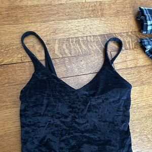lululemon athletica Black Velvet Camisole